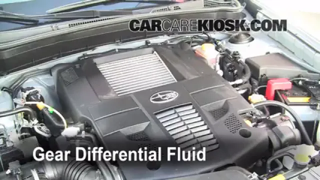 2009 Subaru Forester XT Limited 2.5L 4 Cyl. Turbo Líquido de transmisión Controlar nivel de líquido